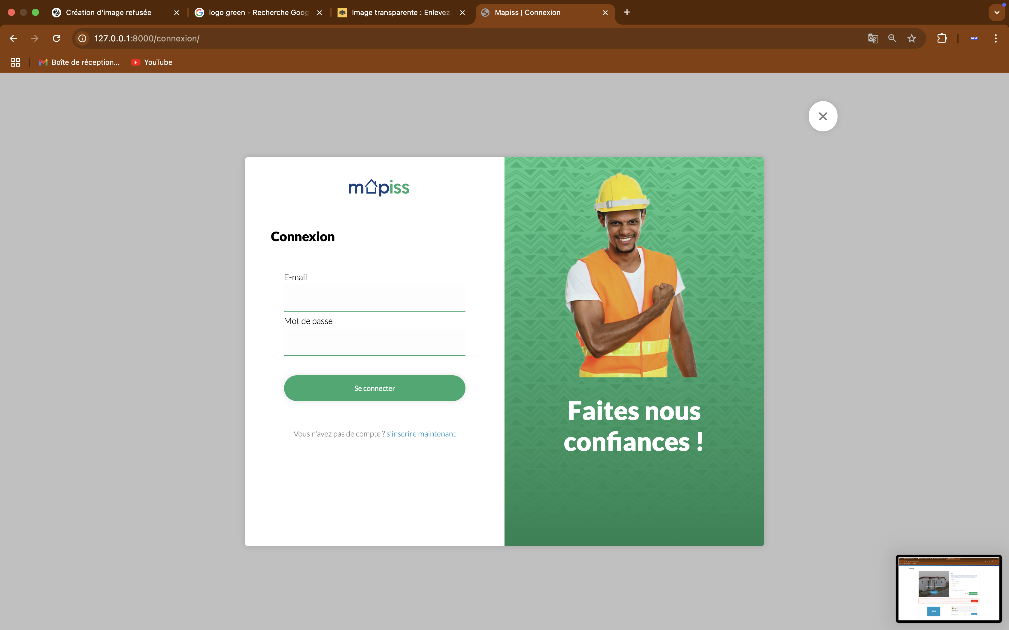Application de Vente et de Location de Maisons - MAPISS 2