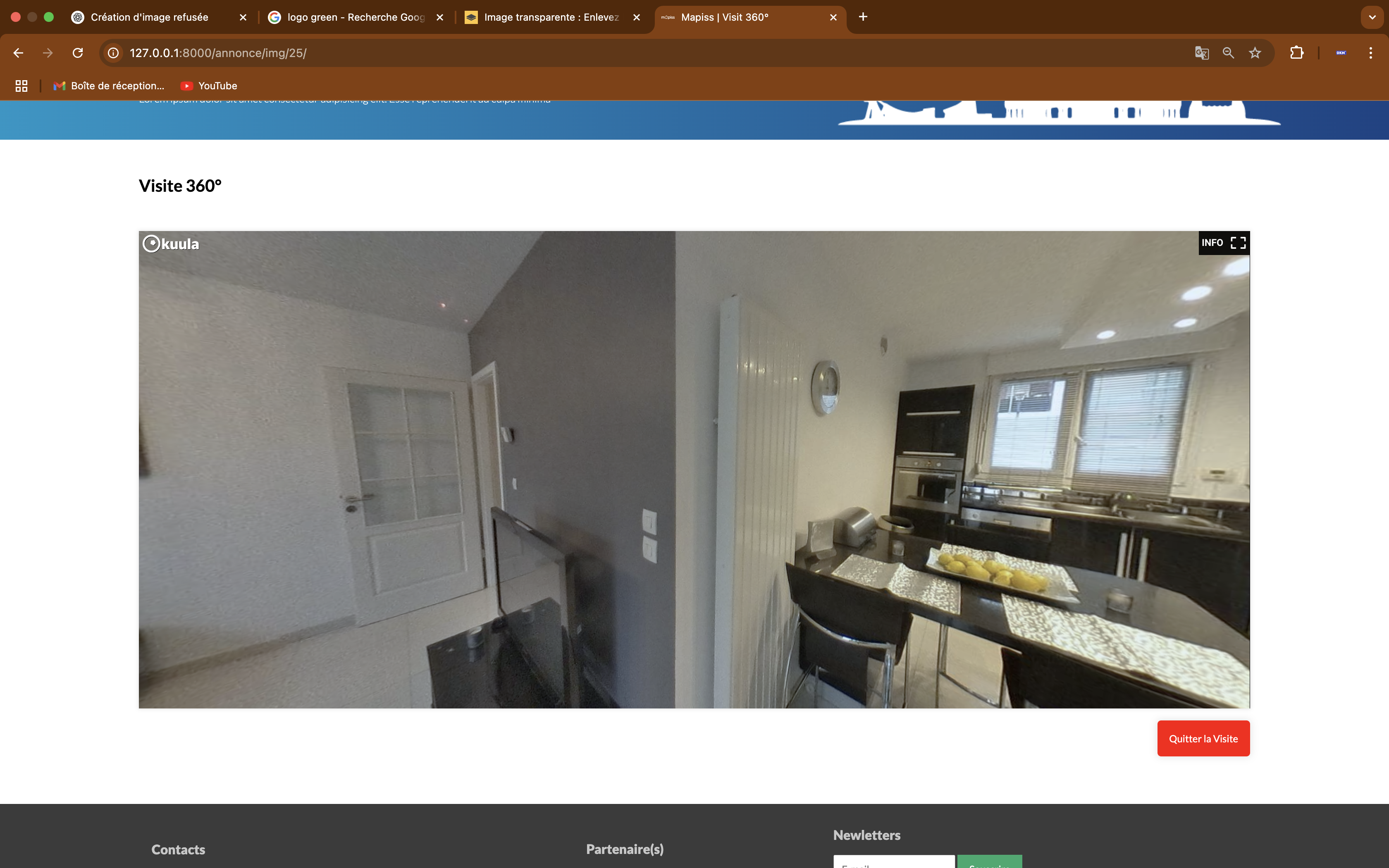 Application de Vente et de Location de Maisons - MAPISS 7