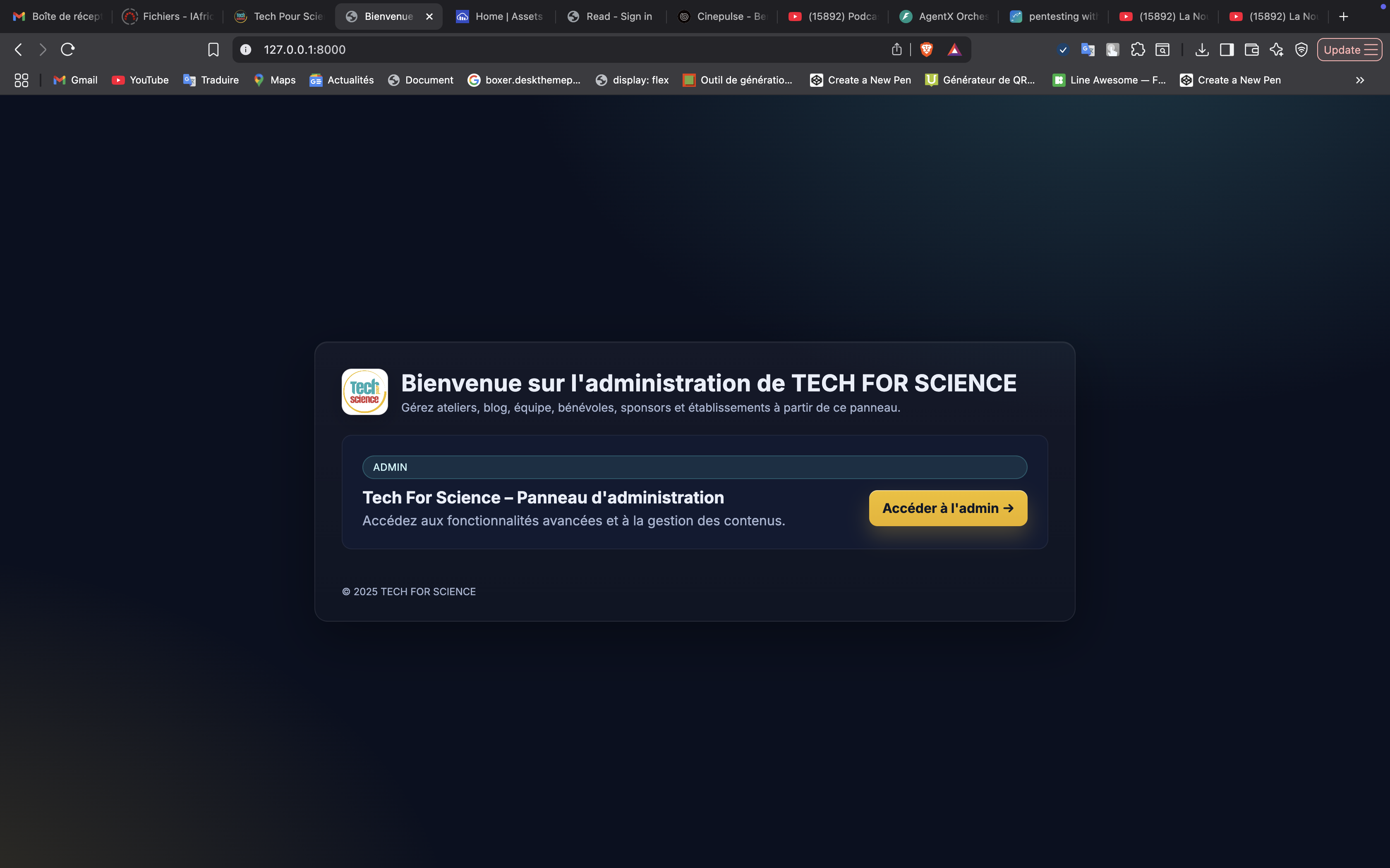 Projet Éducatif - Plateforme Tech Pour Science