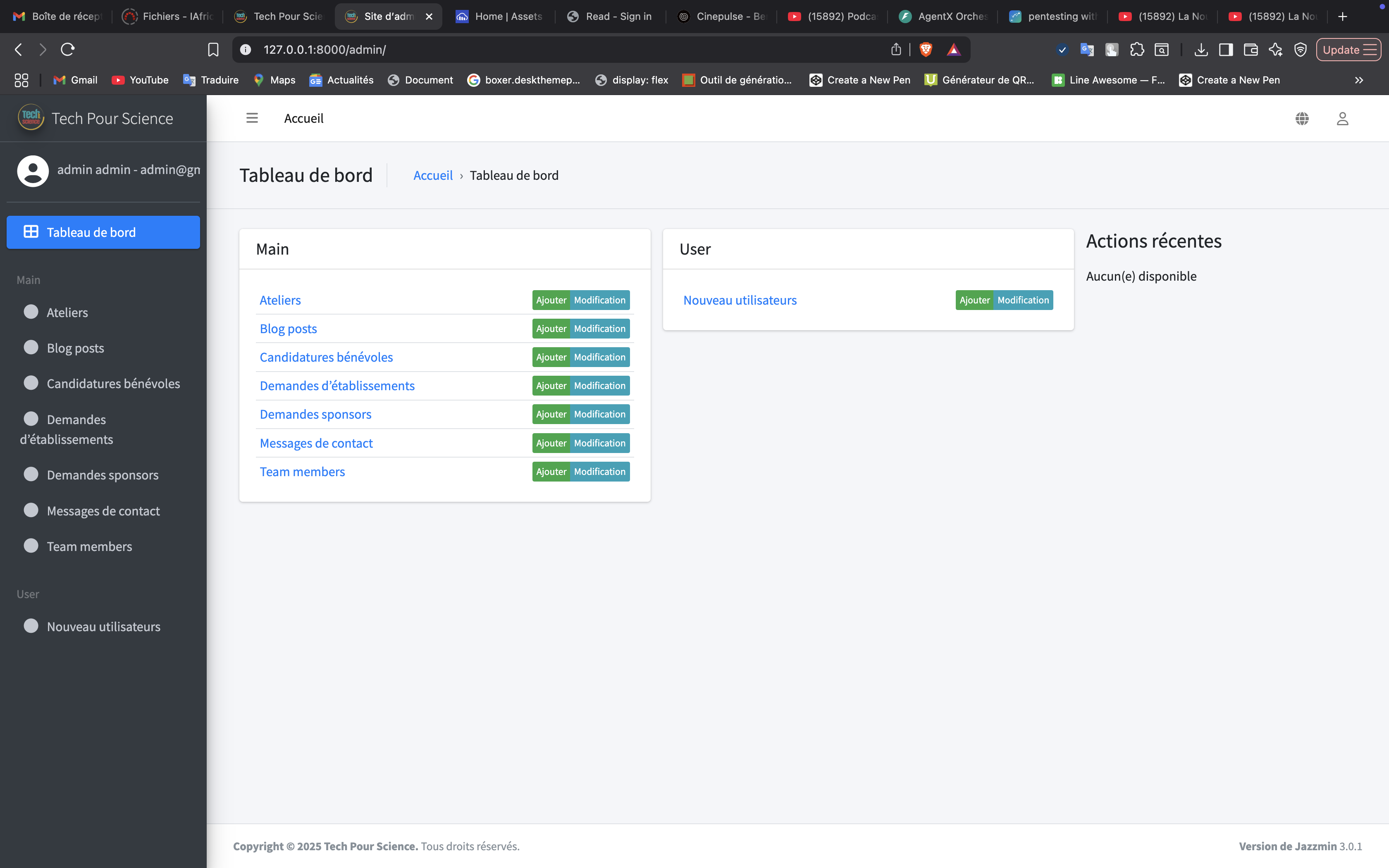 Projet Éducatif - Plateforme Tech Pour Science 6