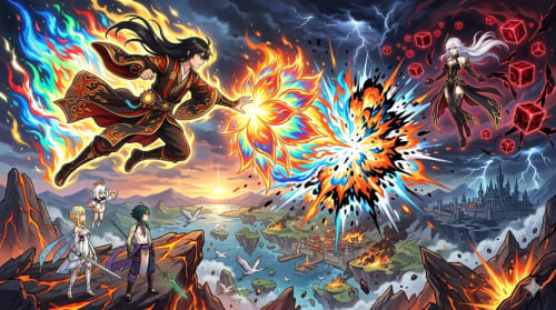 [Genshin Impact] Xuyên Không Với Sức Mạnh Của Tiêu Viêm, Ta Dùng Dị Hỏa Cân Cả Teyvat!