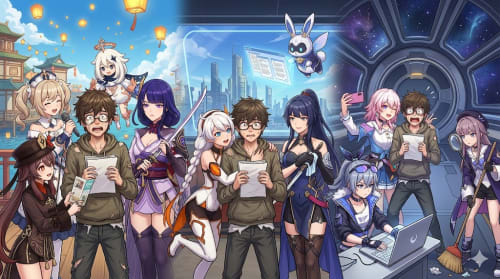 HoYoverse: Khi Waifu Bước Ra Đời Thực: Tác Giả Fanfic "Tới Số" Rồi!