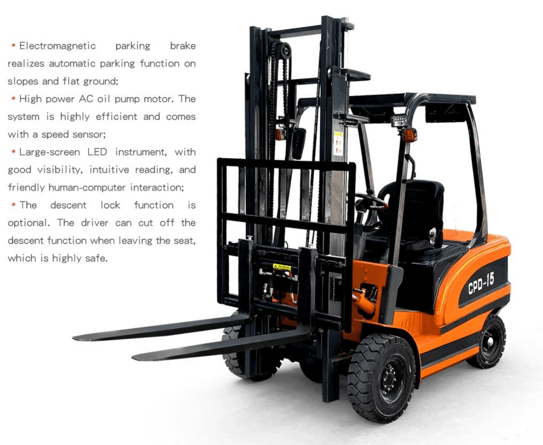 Электрический вилочный погрузчик 2 т SHANDONG GUANGMING