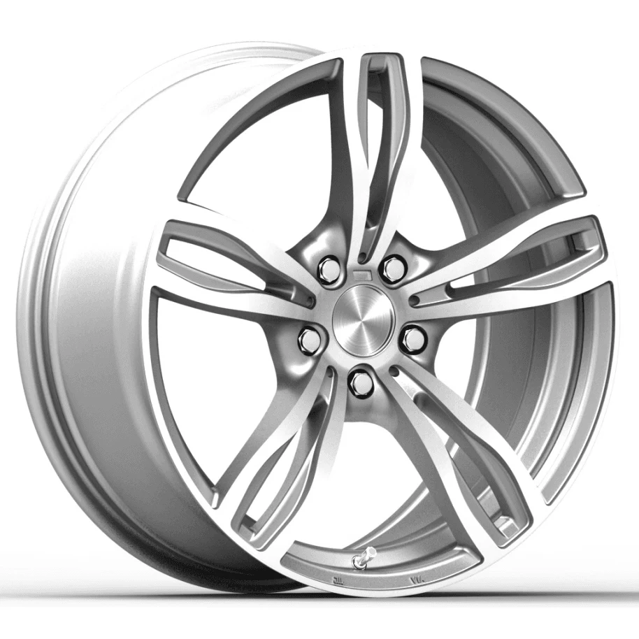 Кованый диск R19×8.5 5×112–120 серебристый