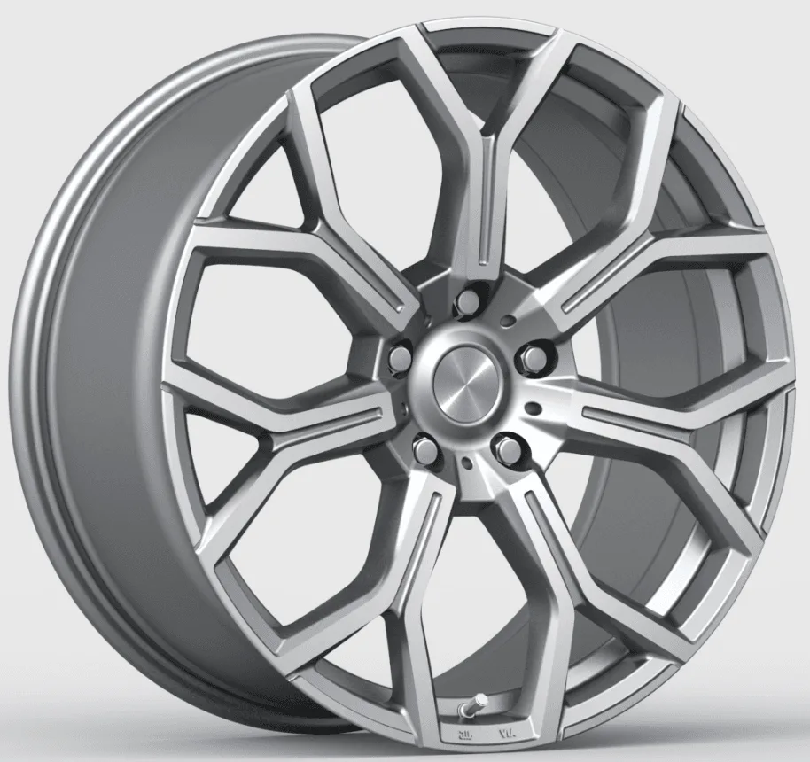 Кованый диск R21×9.5 5×112–130 серебристый