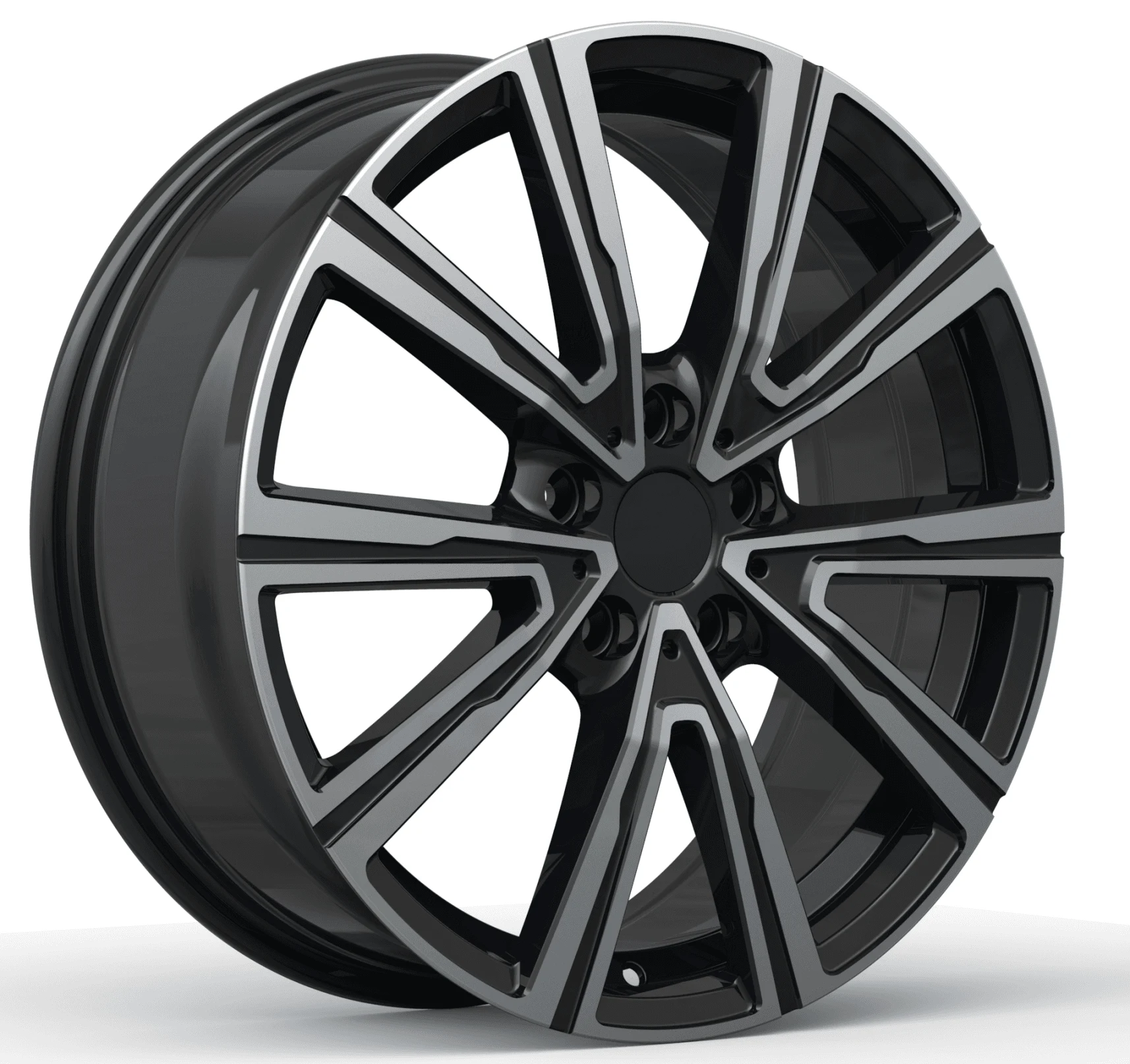 Кованый диск R21×9.5 5×112–120 черно-серый