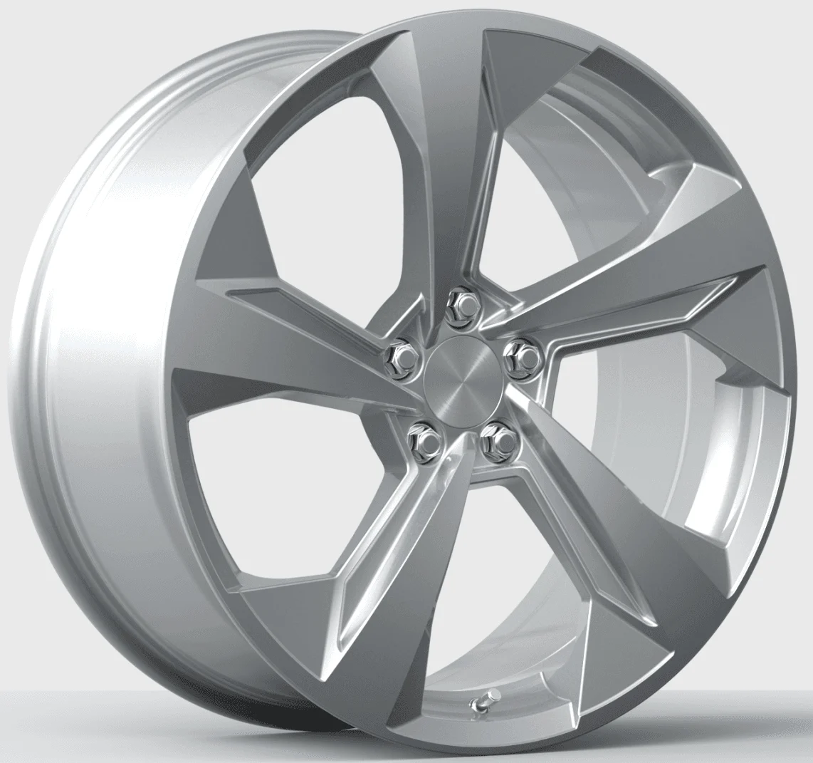 Кованый диск R21×9.5 5×112 серебристый