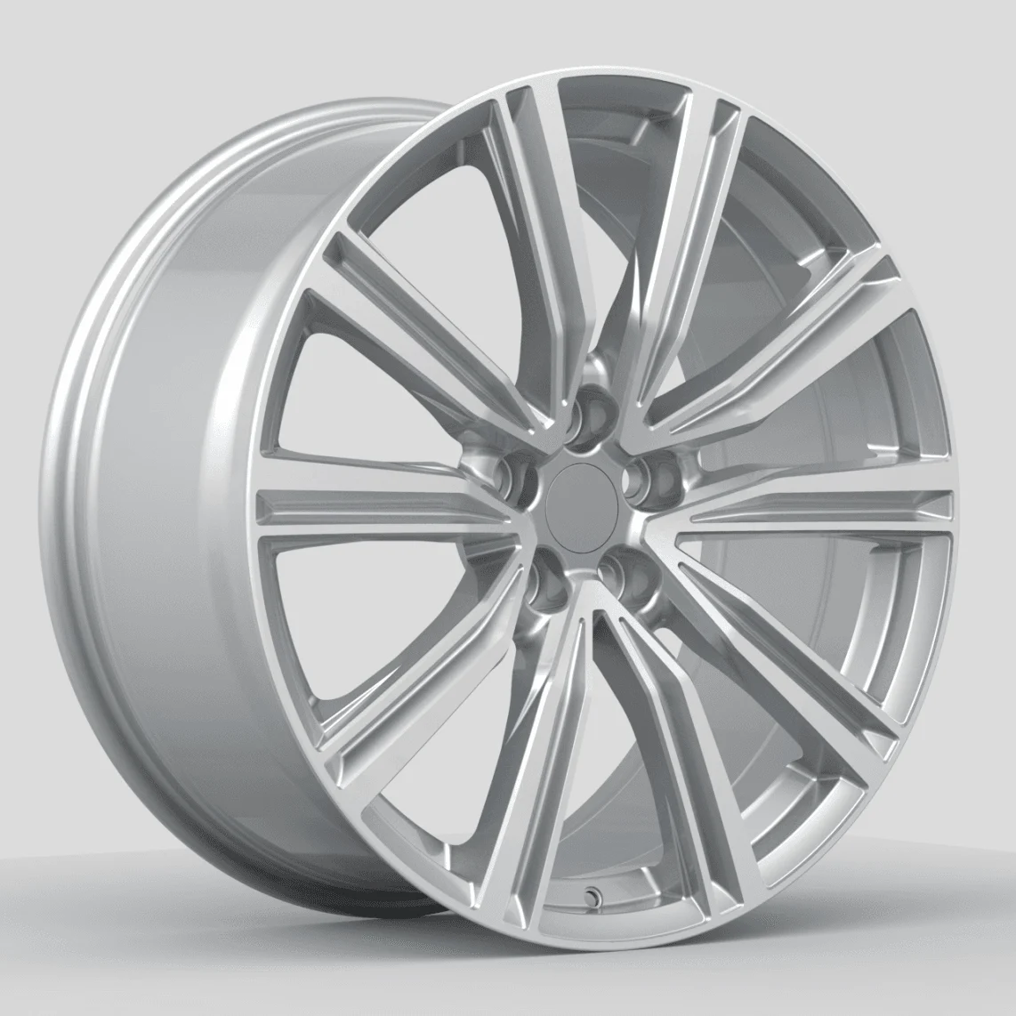 Кованый диск R21×9.5 5×112–120 серебристый