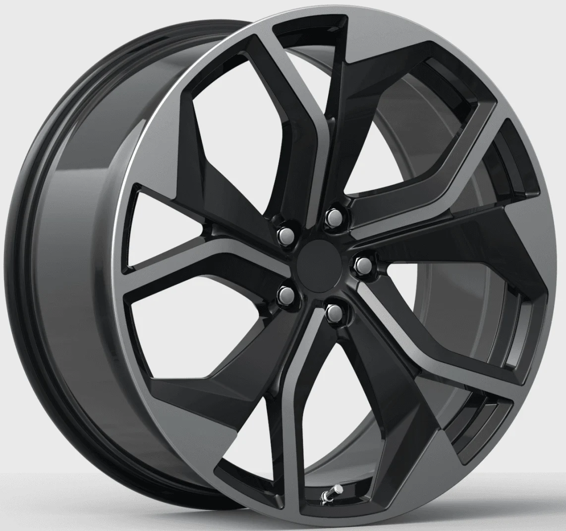 Кованый диск R21×9.5 черно-серый