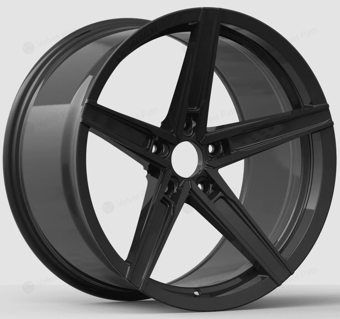 Кованый диск R20x10 5x112–130, нагрузка 755 кг, серый металлик