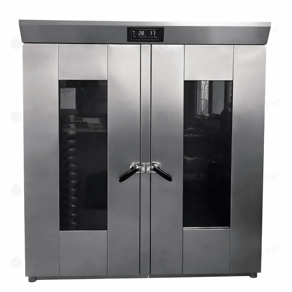 Двухдверный расстоечный шкаф на 64 противня, 380 В