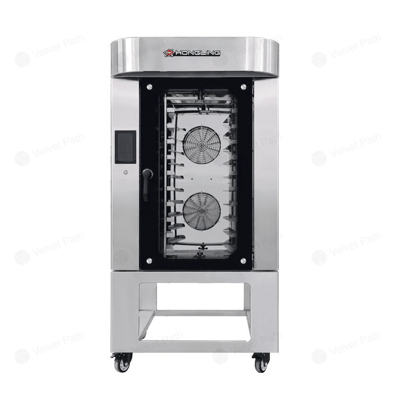 Электрическая ротационная конвекционная печь на 10 противней с сенсорной панелью