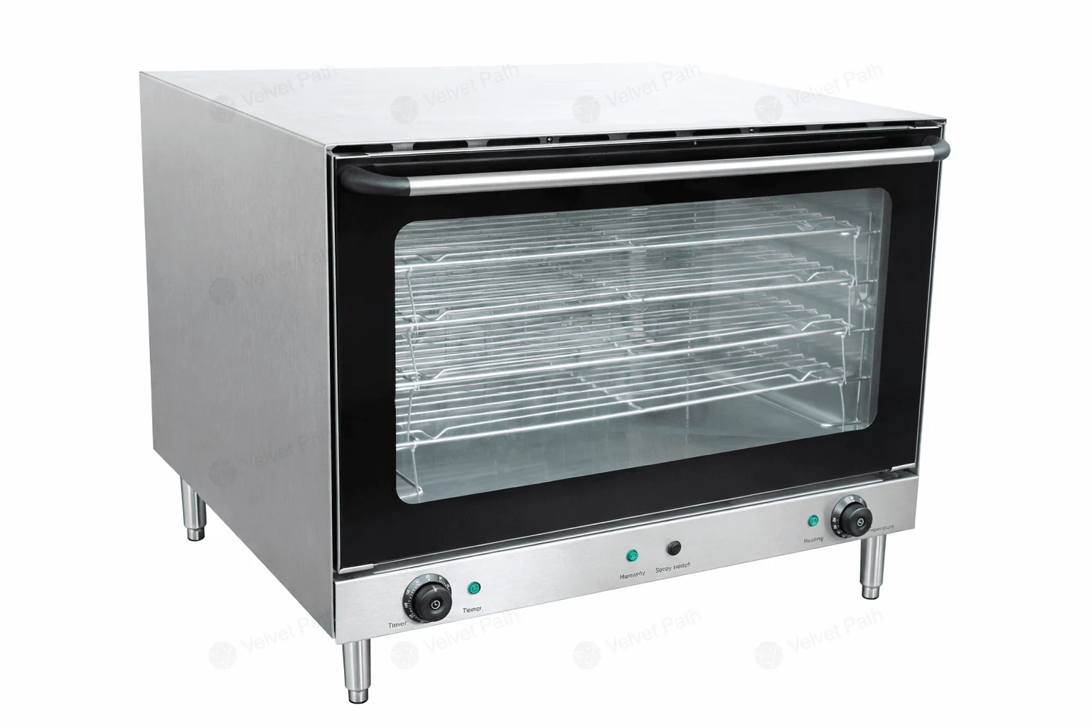 Электрическая конвекционная печь с пароувлажнением на 4 противня 40_60