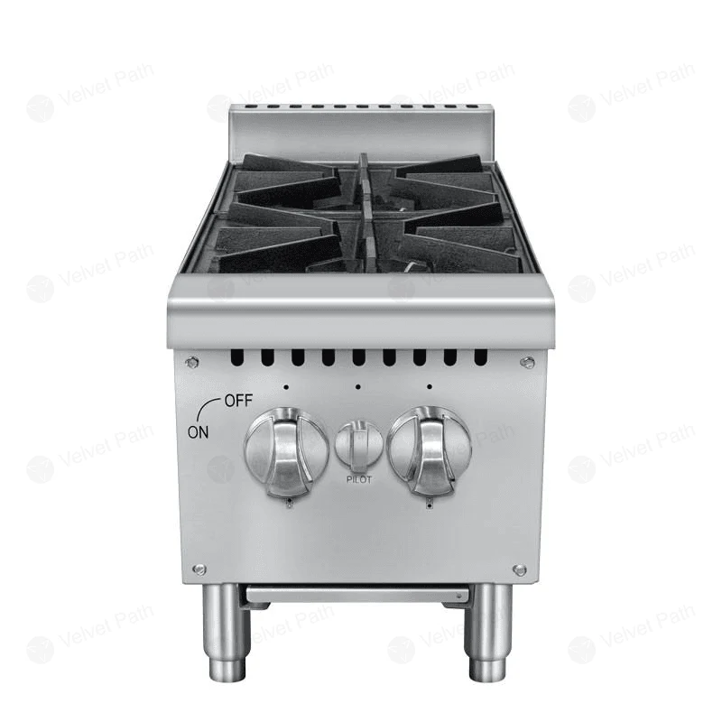 Настольная газовая плита 2 конфорки, 30_000*2 BTU