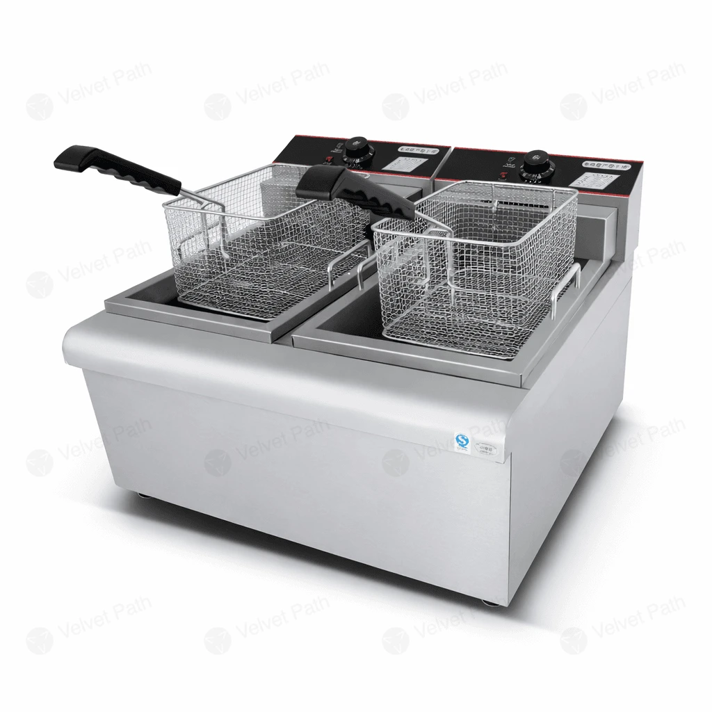 Электрическая фритюрница 2 бака по 12 литров