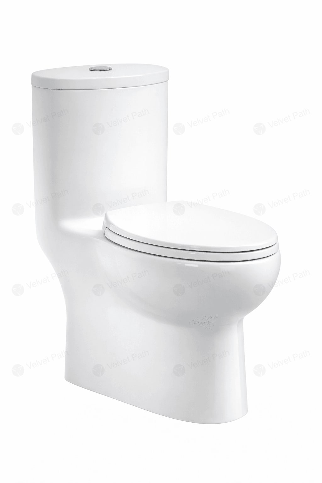 Унитаз-моноблок напольный белый, двухрежимный смыв 1,1/1,6 GPF