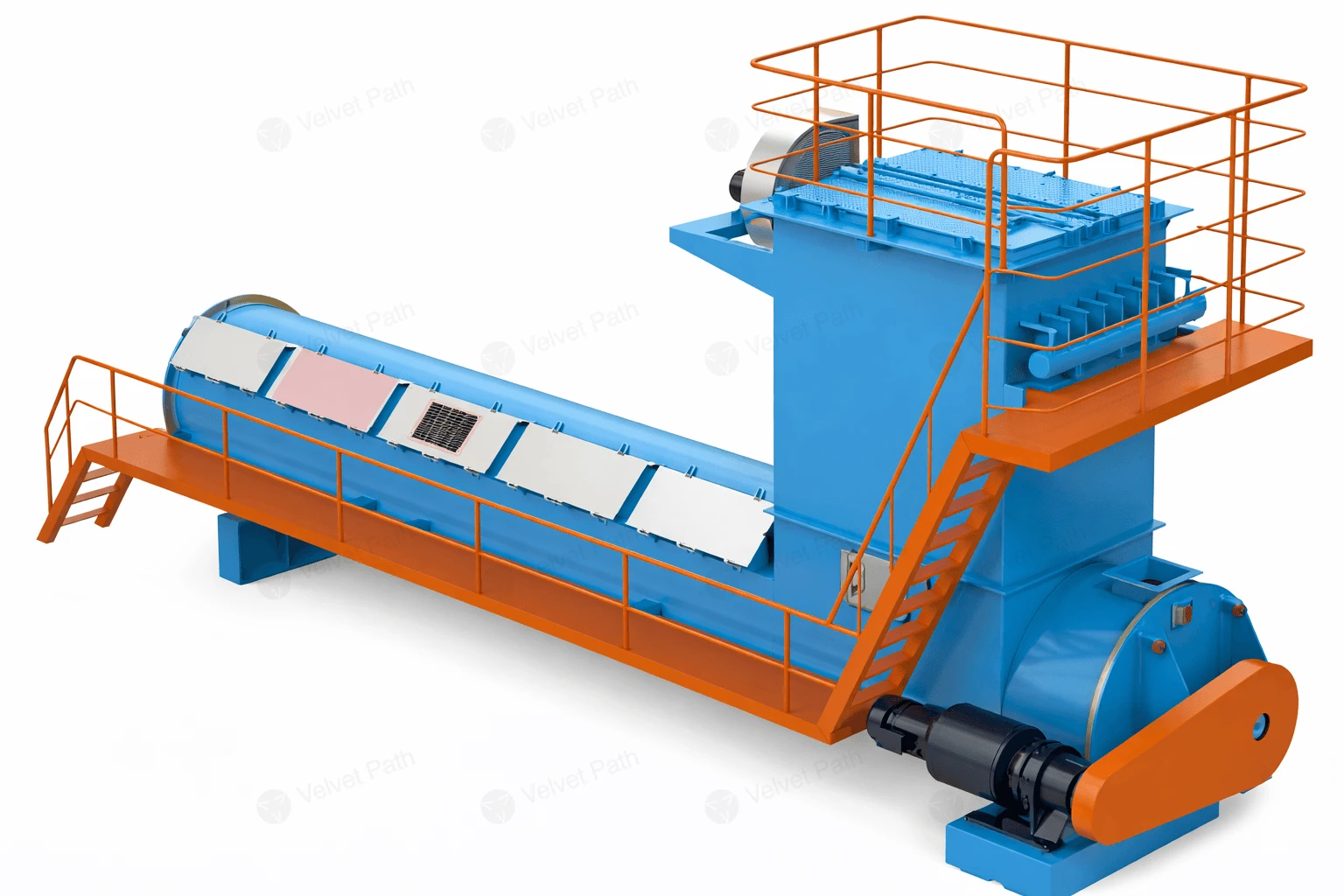 Охладитель мясокостной муки FLJ-1500*8700