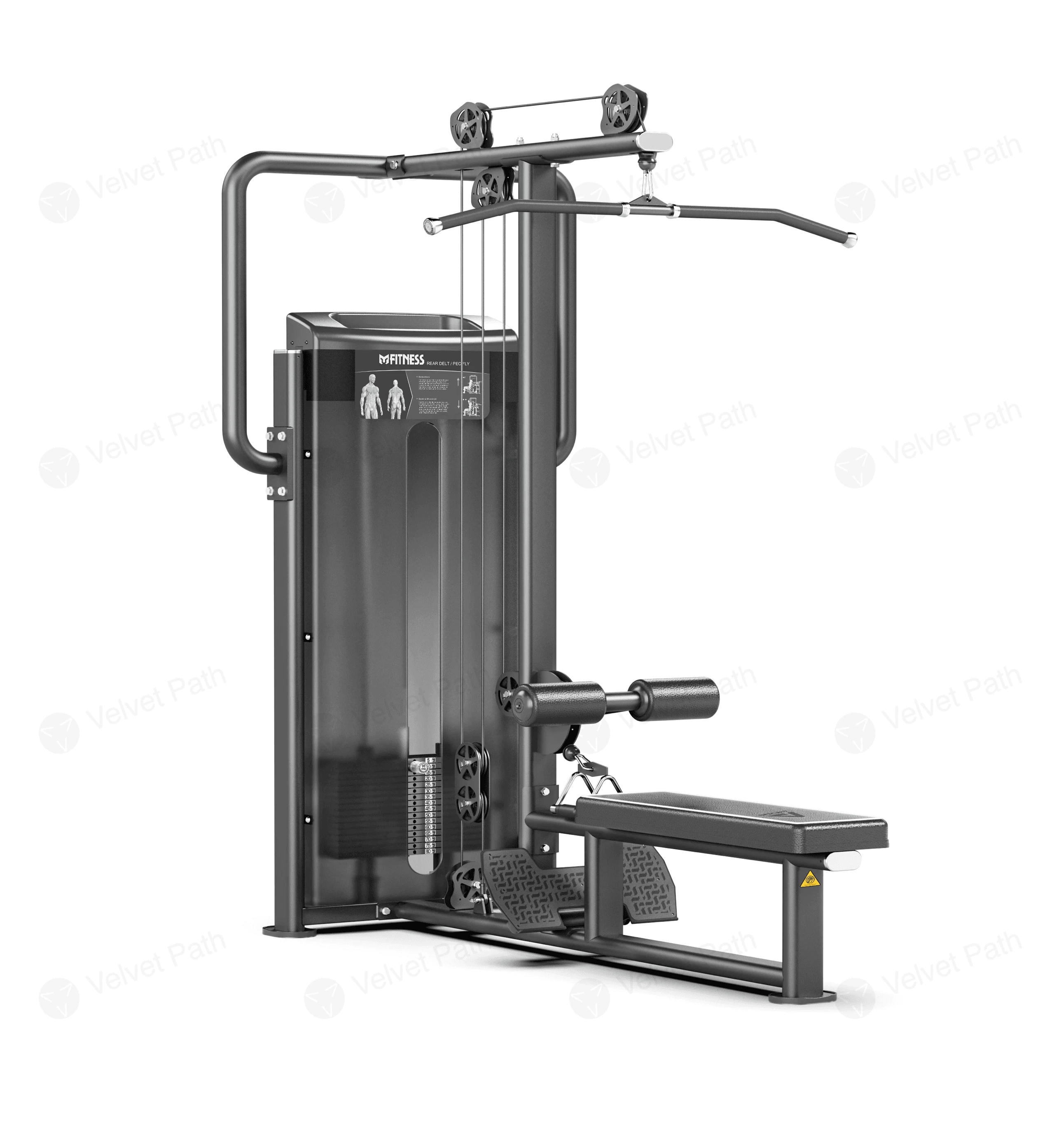 Тренажёр тяга сверху и снизу сидя F2084