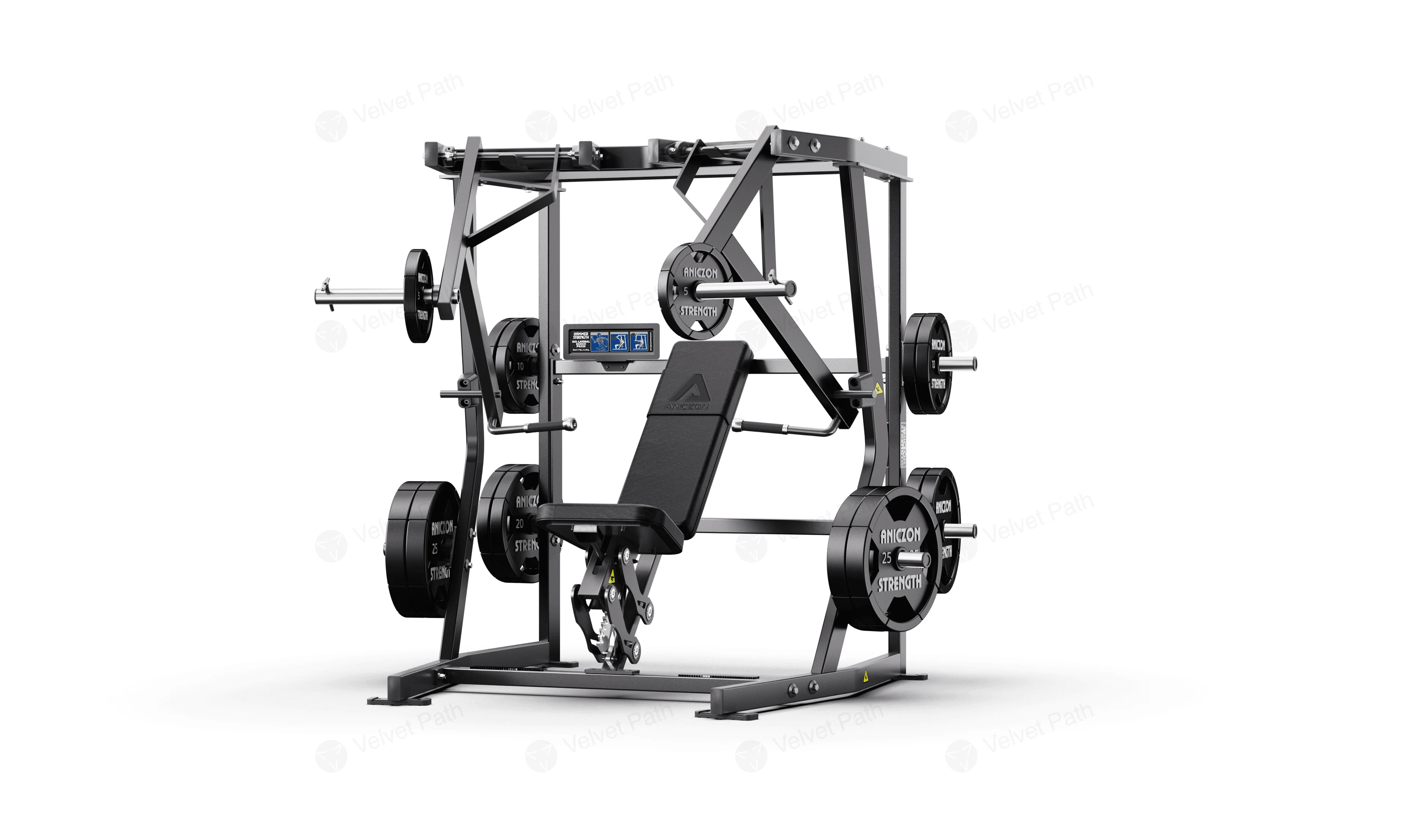 Тренажёр жим на наклонной вниз F906 (изолатеральный)