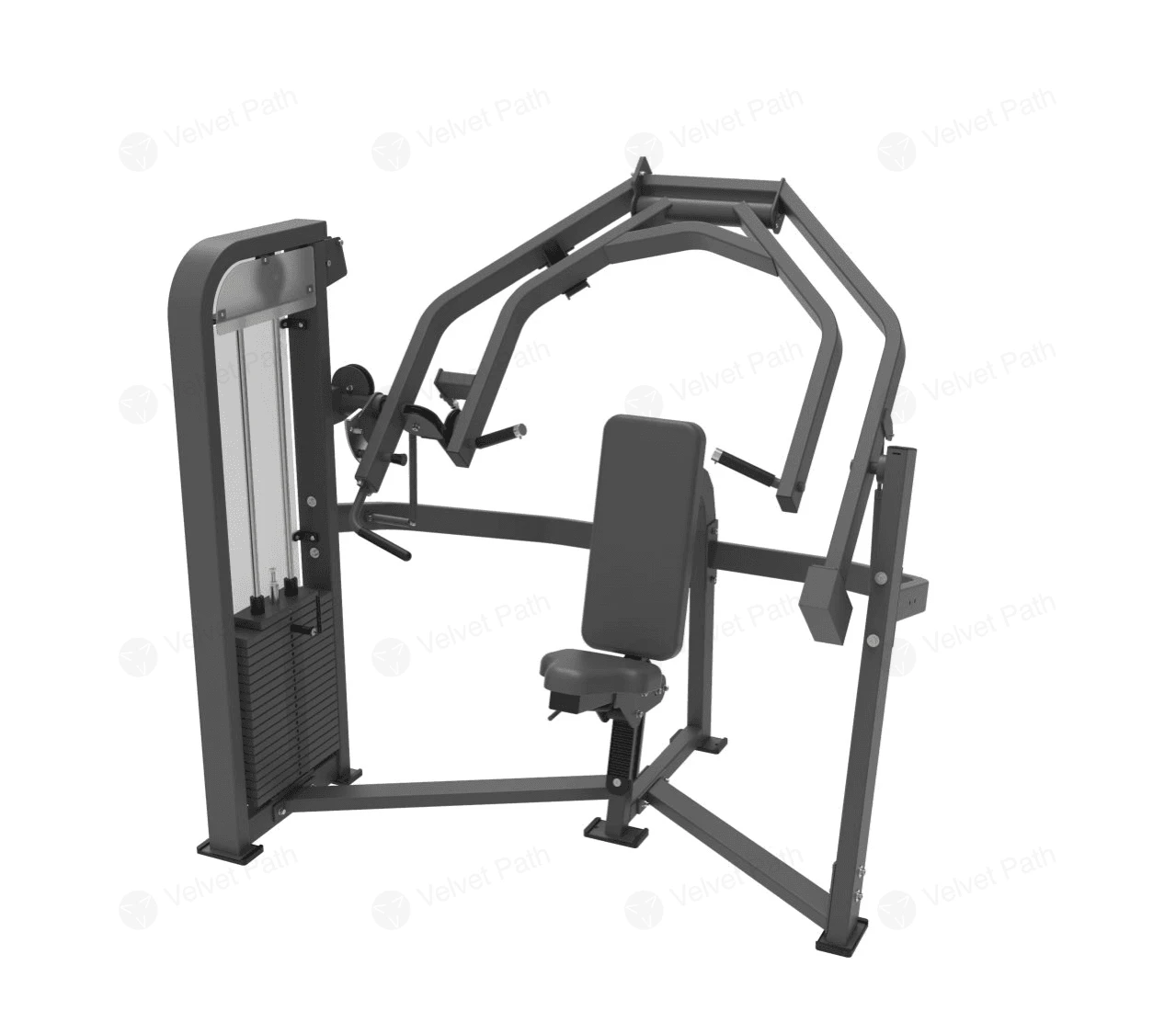 Силовой тренажёр жим от груди и плеч LJB-E30