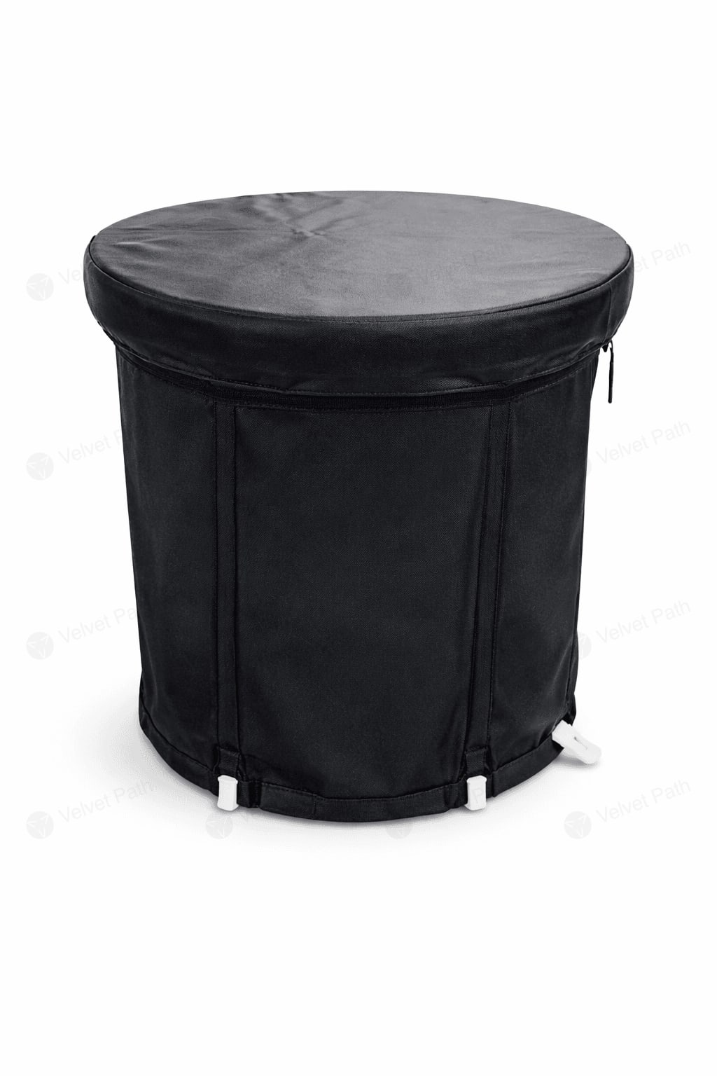 Складная ледяная купель с крышкой и пылезащитным чехлом 75*75 см