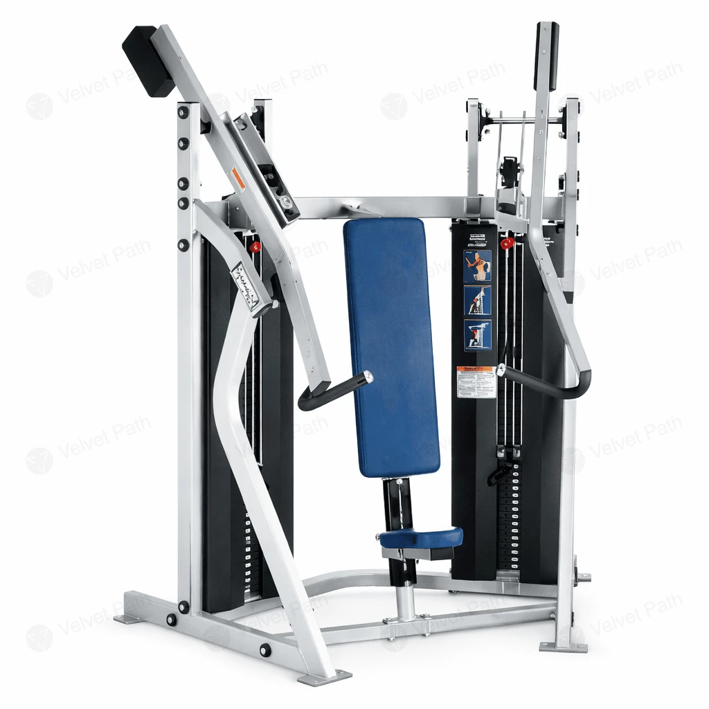 Изолатеральный тренажёр «наклонный жим» LJB-M01