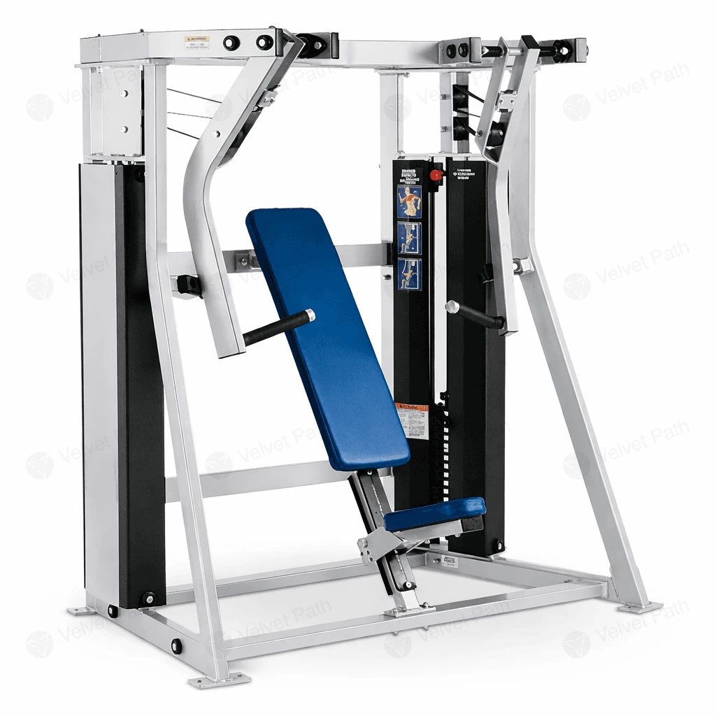 Изолатеральный тренажёр жим вниз LJB-M02