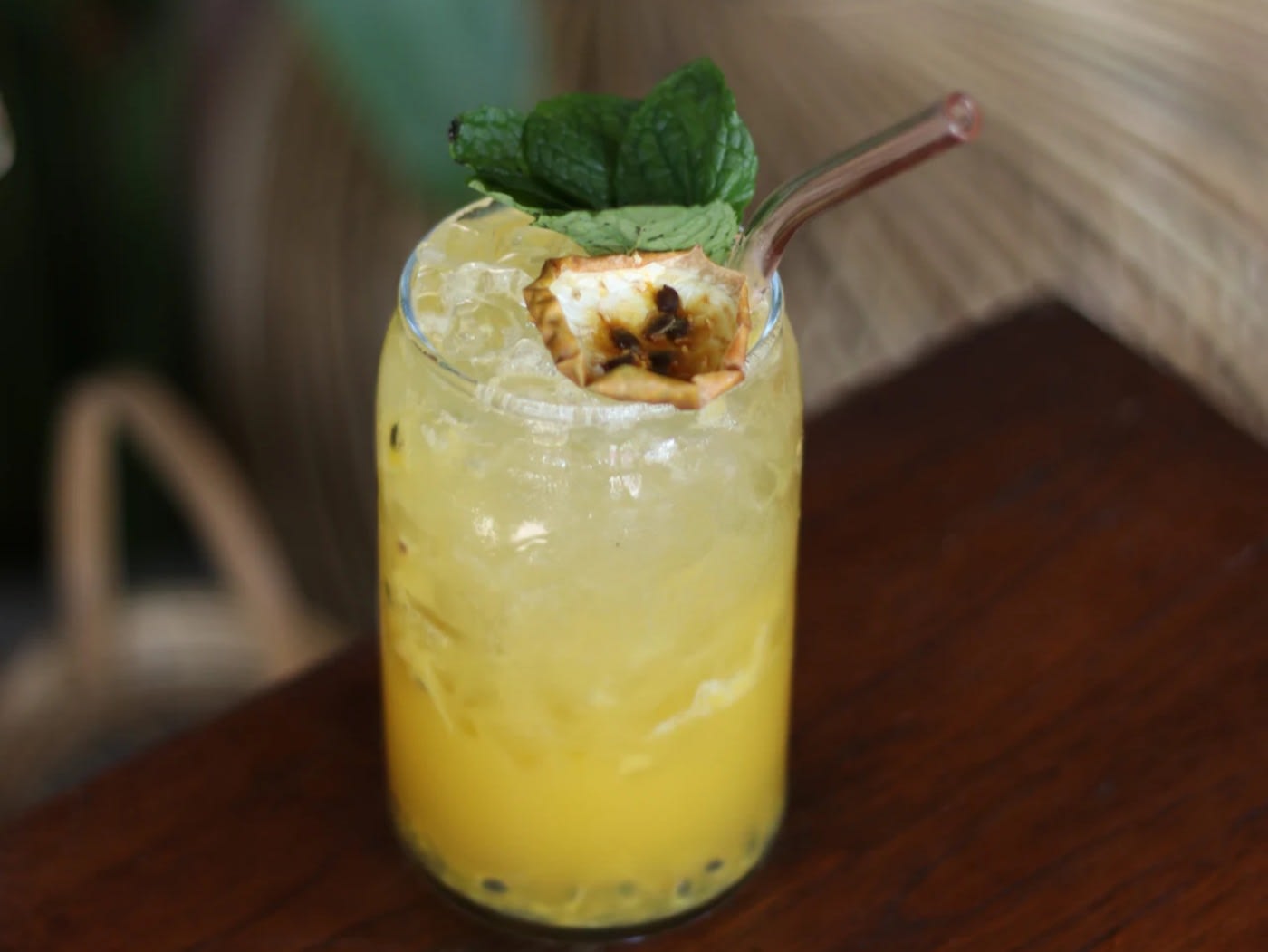 Homemade Passionfruit Lemonade