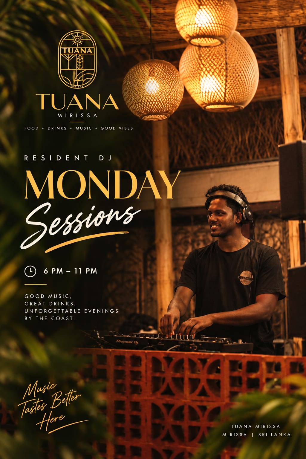 Monday Night Sessions Official Event Flyer
