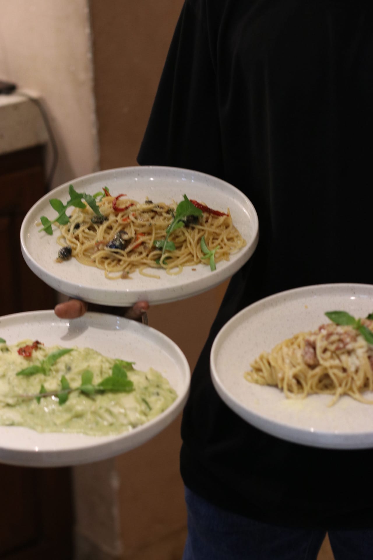 The Moment Plates Arrive