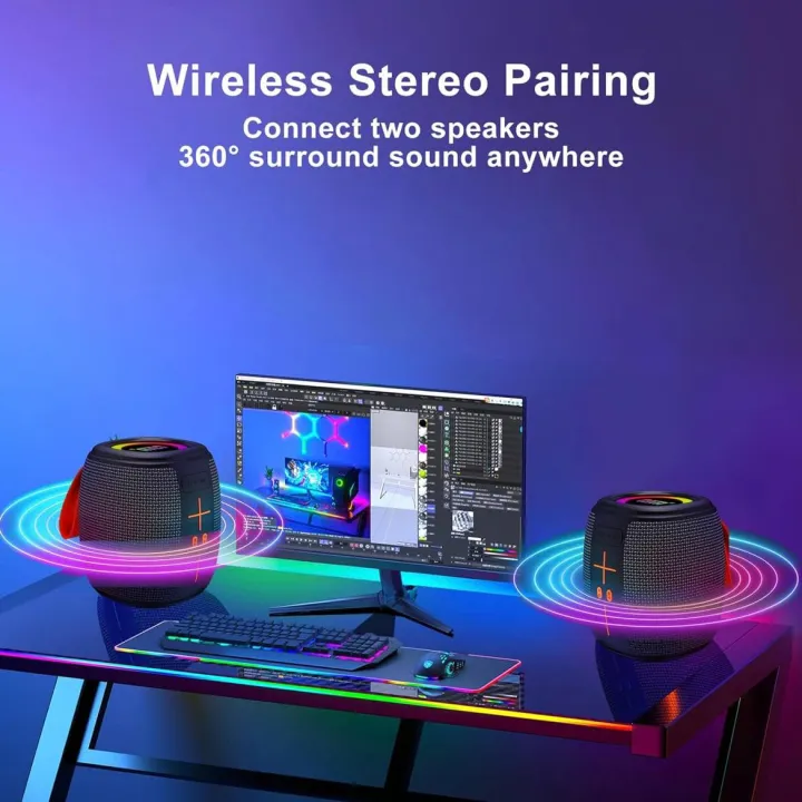 HM-805 RGB Wireless Speaker 5