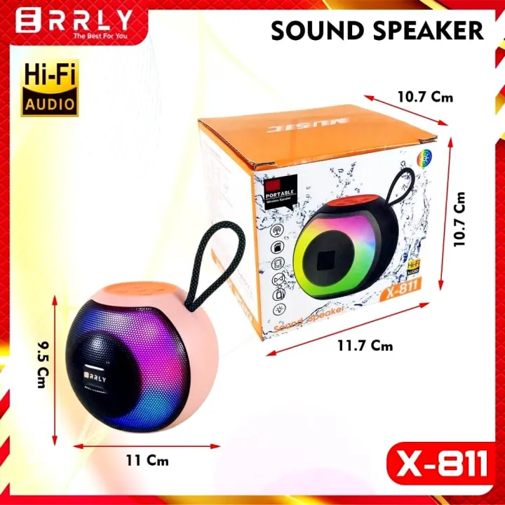 X-811 RGB LED Wireless Mini Speaker