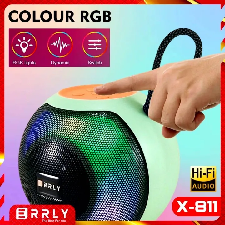 X-811 RGB LED Wireless Mini Speaker 4