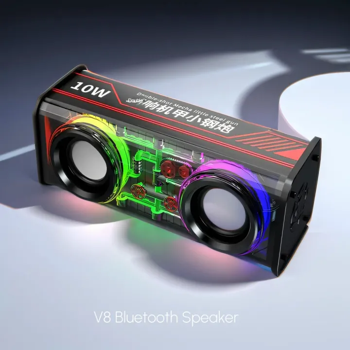 V8 Transparent Bluetooth Speaker