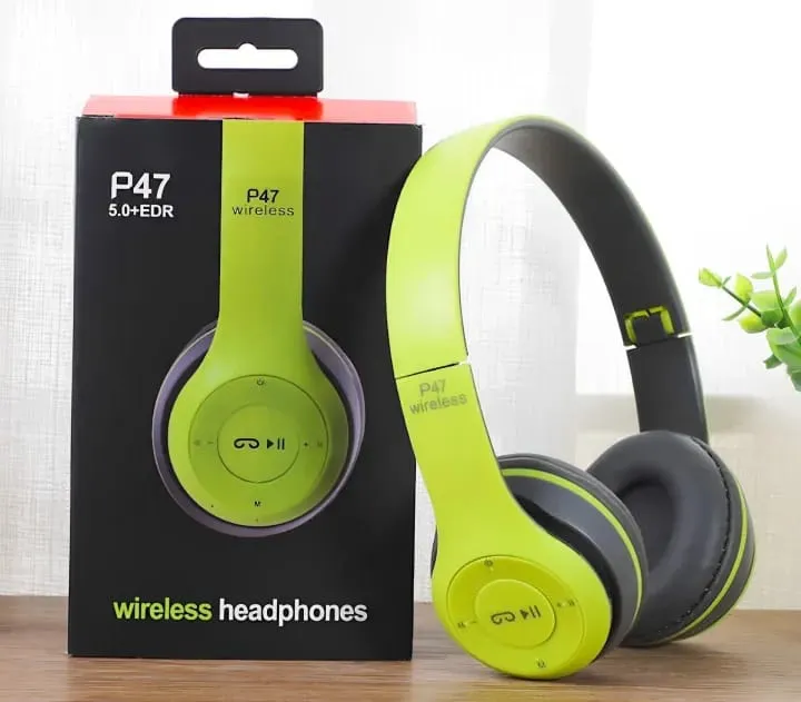 P47 Wireless Bluetooth Headphone – Stereo Earphone with SD Card Slot 2