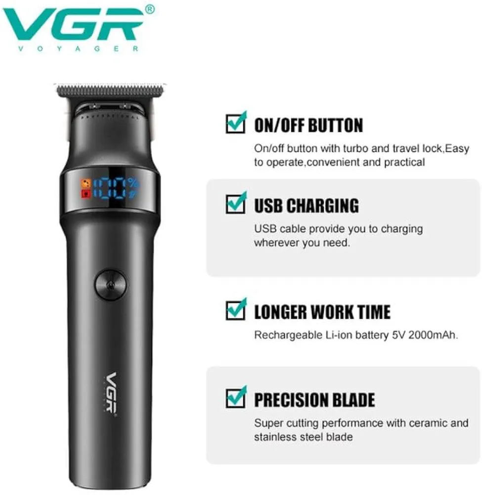 VGR V‑987 Professional Hair & Beard Clipper 4