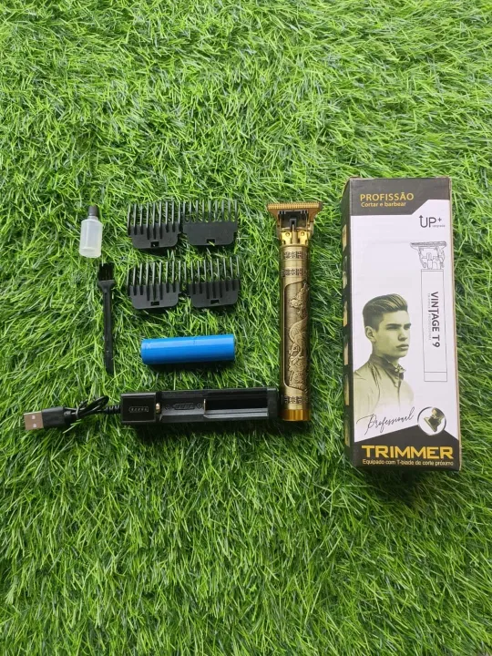 Vintage T9 Trimmer – Professional Golden Hair & Beard Clipper 2