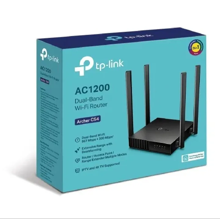 📶 TP‑Link Archer C54 AC1200 Dual‑Band Wi‑Fi Router