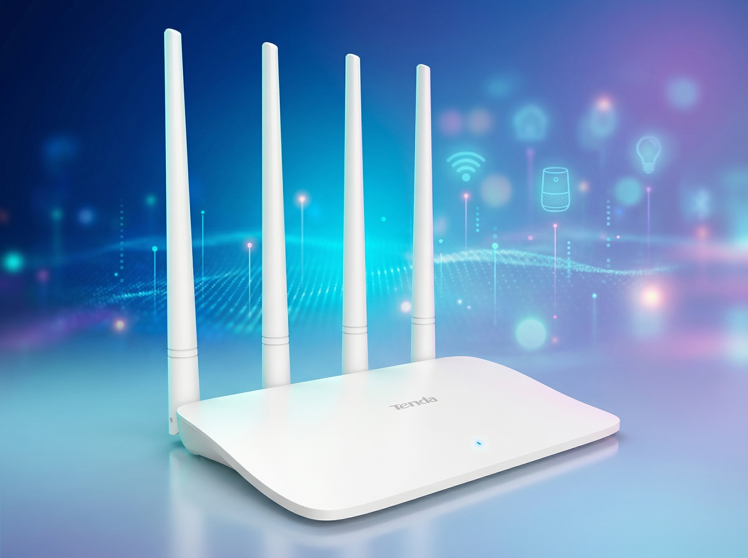 Tenda F6 300Mbps N300 4 Antenna Wi-Fi Router