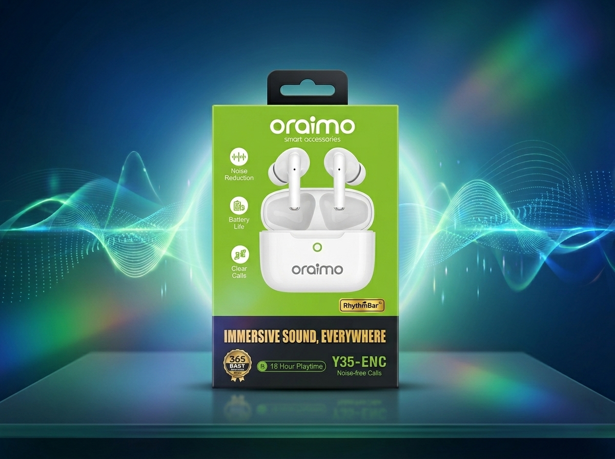 oraimo Y3S-ENC Noise Cancelling Wireless Earbuds | ENC | বাংলাদেশ