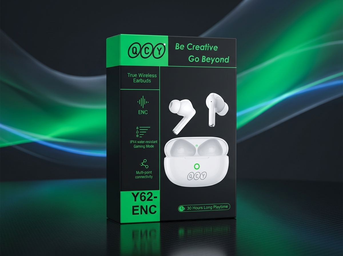 Y62-ENC Wireless TWS Earbuds – Bluetooth Noise Cancelling Headphones