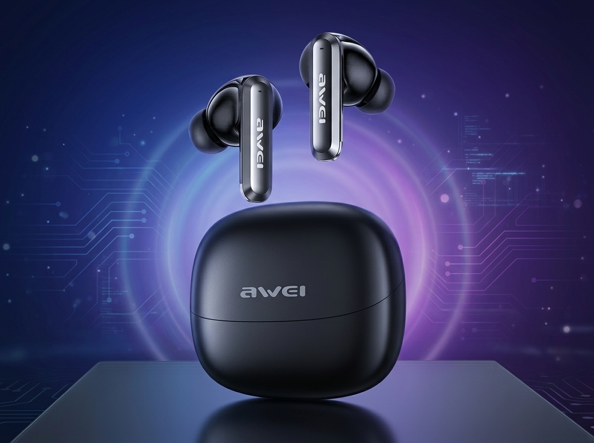 AWEI T102 Wireless Bluetooth Earbuds – Noise Reduction TWS Earphones with Clear Call & Deep Bass 3