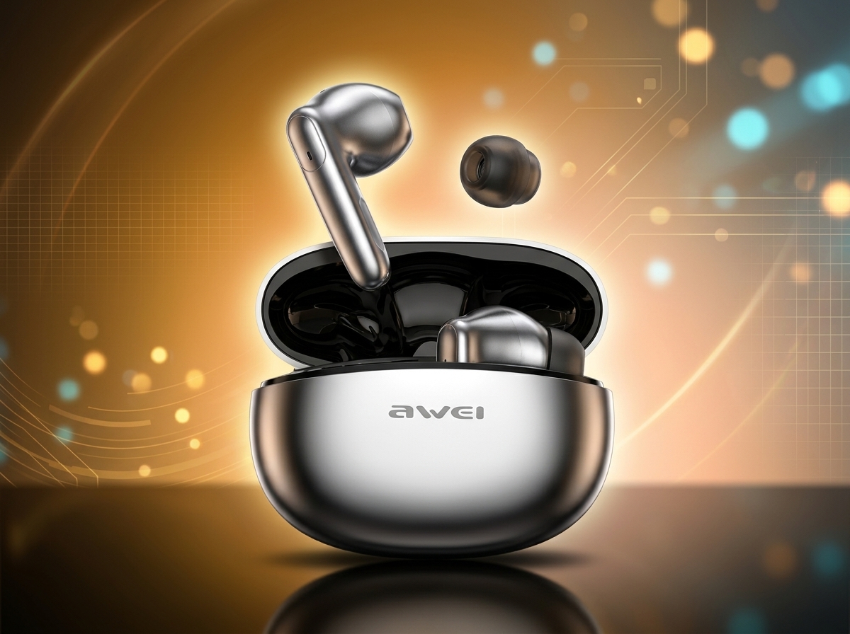 AWEI T102 Wireless Bluetooth Earbuds – Noise Reduction TWS Earphones with Clear Call & Deep Bass 5