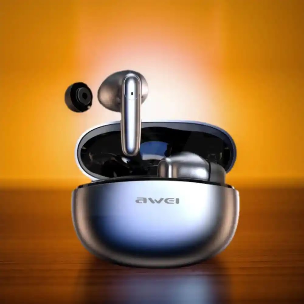 Awei T52 ANC+ENC TWS Gaming Earbuds – Bluetooth Wireless Headphones with Low Latency & Deep Bass 4