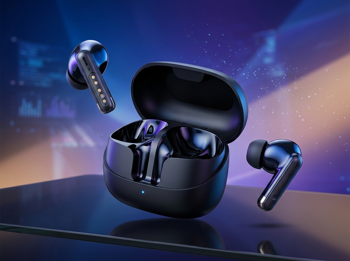 GEEOO T6 Pro TWS Wireless Earbuds – Heavy Bass Bluetooth Headphones with IPX4 Waterproof & Fast Charging 3