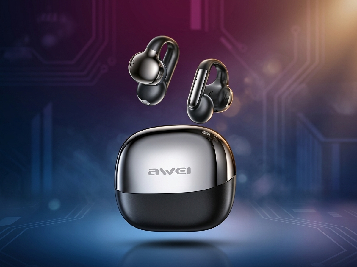 Awei TZ30 Open Ear Clip TWS Earbuds – Wireless Bluetooth Earphones with Comfortable Fit & Clear Sound