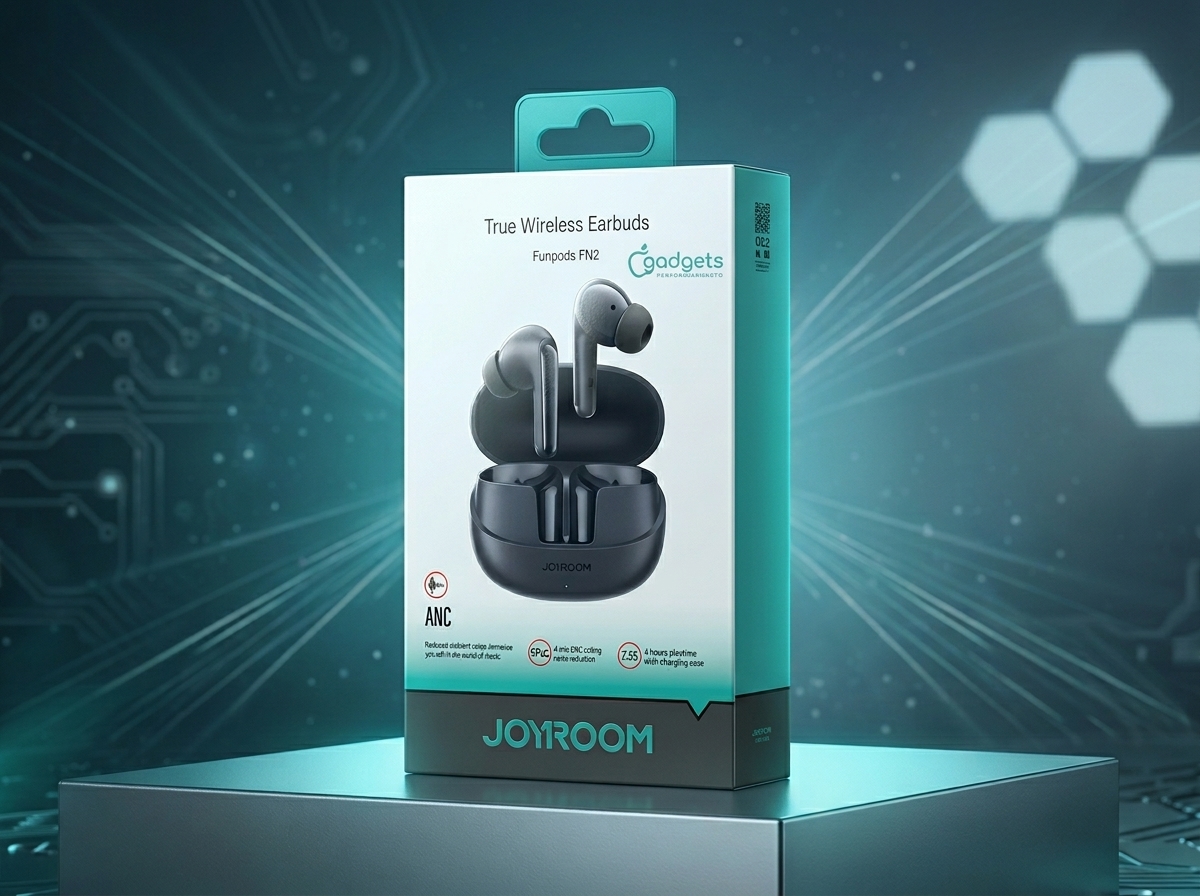 Joyroom JR-FN2 Funpods Series TWS Earbuds – Bluetooth Wireless Earphones with Clear Sound & Stylish Design