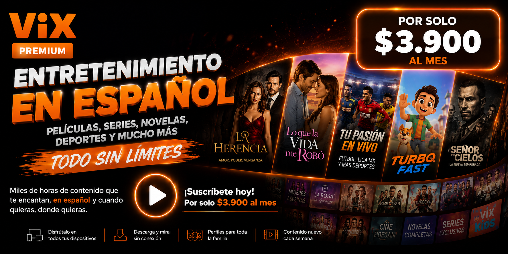 VIX Promoción Pantalla