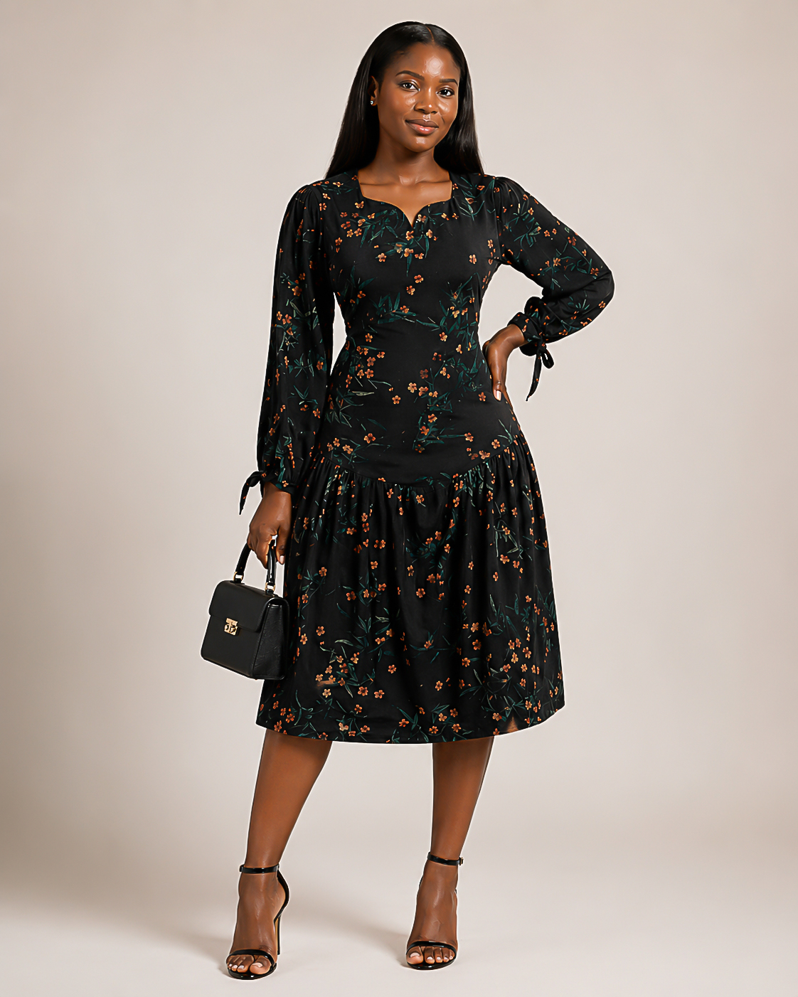 Model in Dress