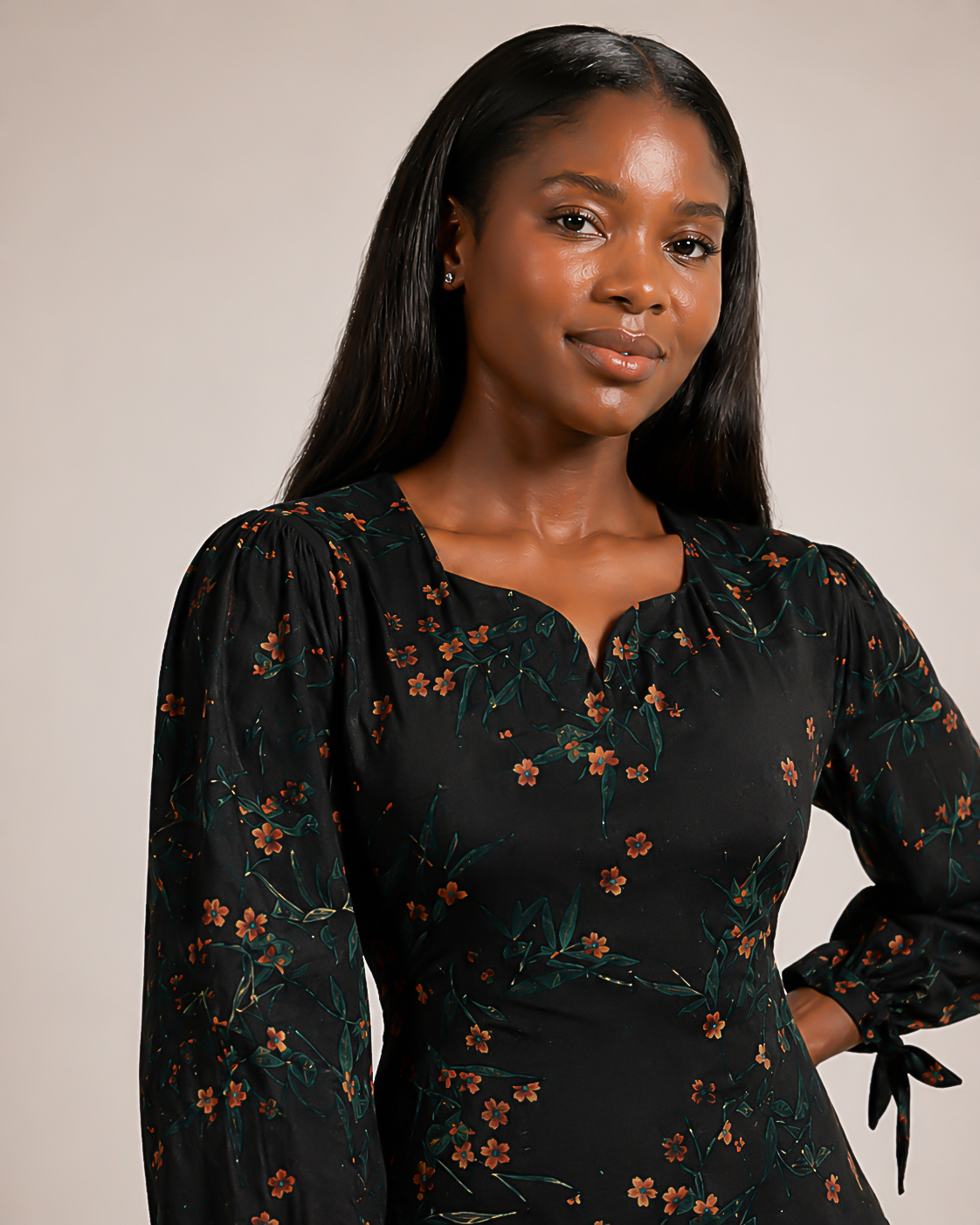Model in Dress